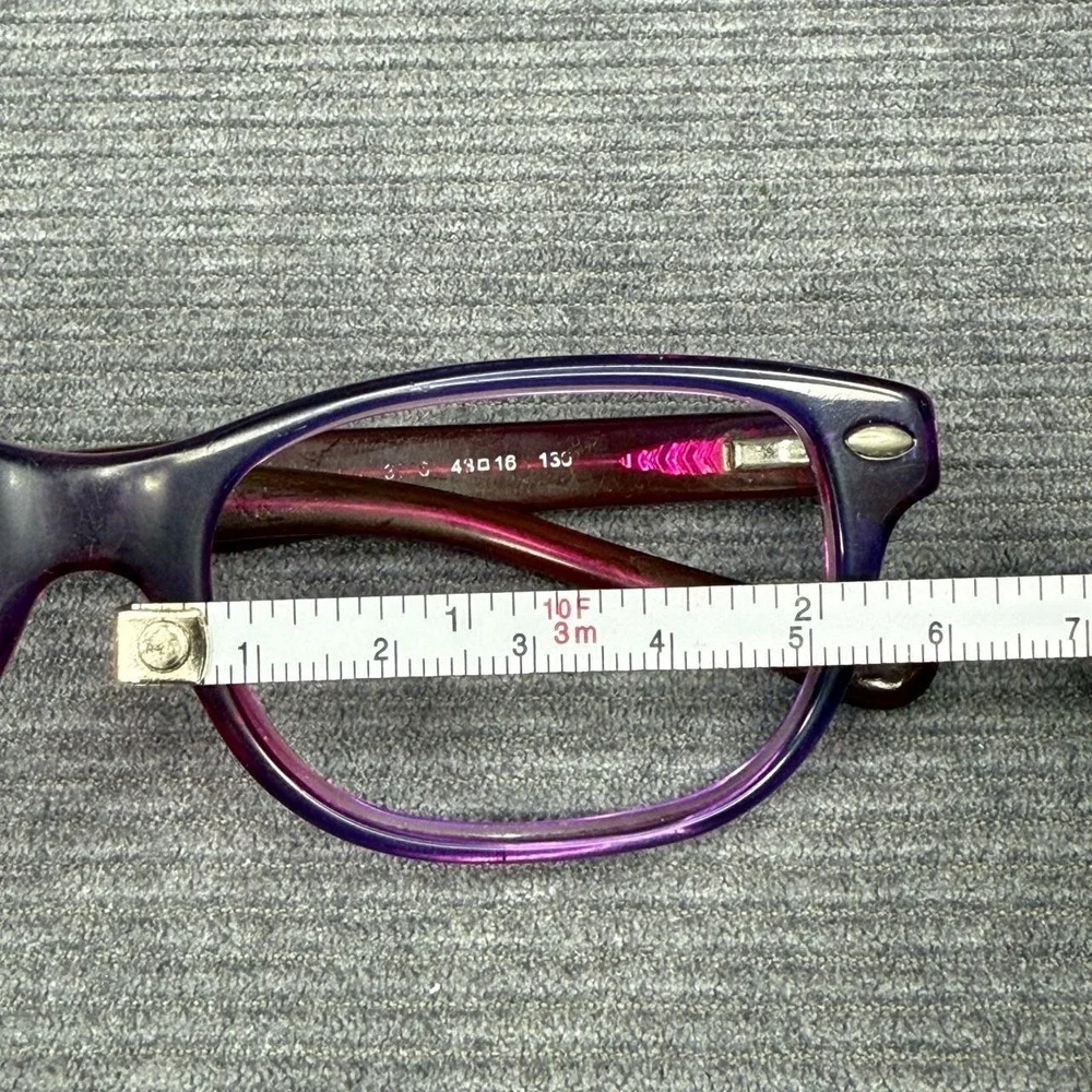 Ray-Ban Purple Magenta Gradient Rectangular Eyeglass Frames 48-16-130 RB1531
